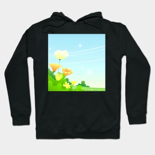 Yellow Flower Art Hoodie